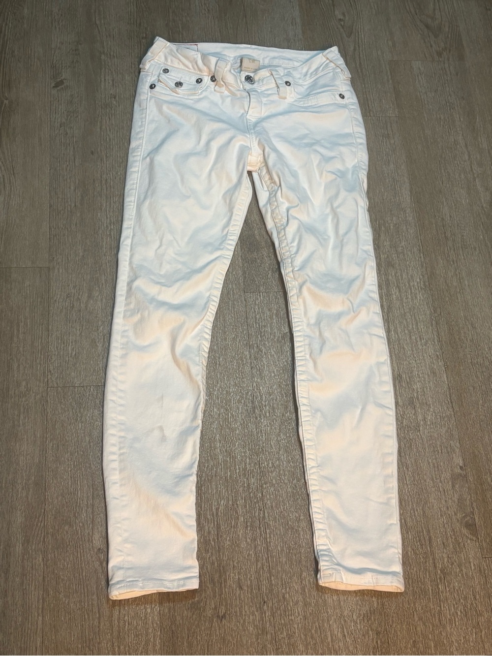 True Religion Women’s White Skinny Jeans